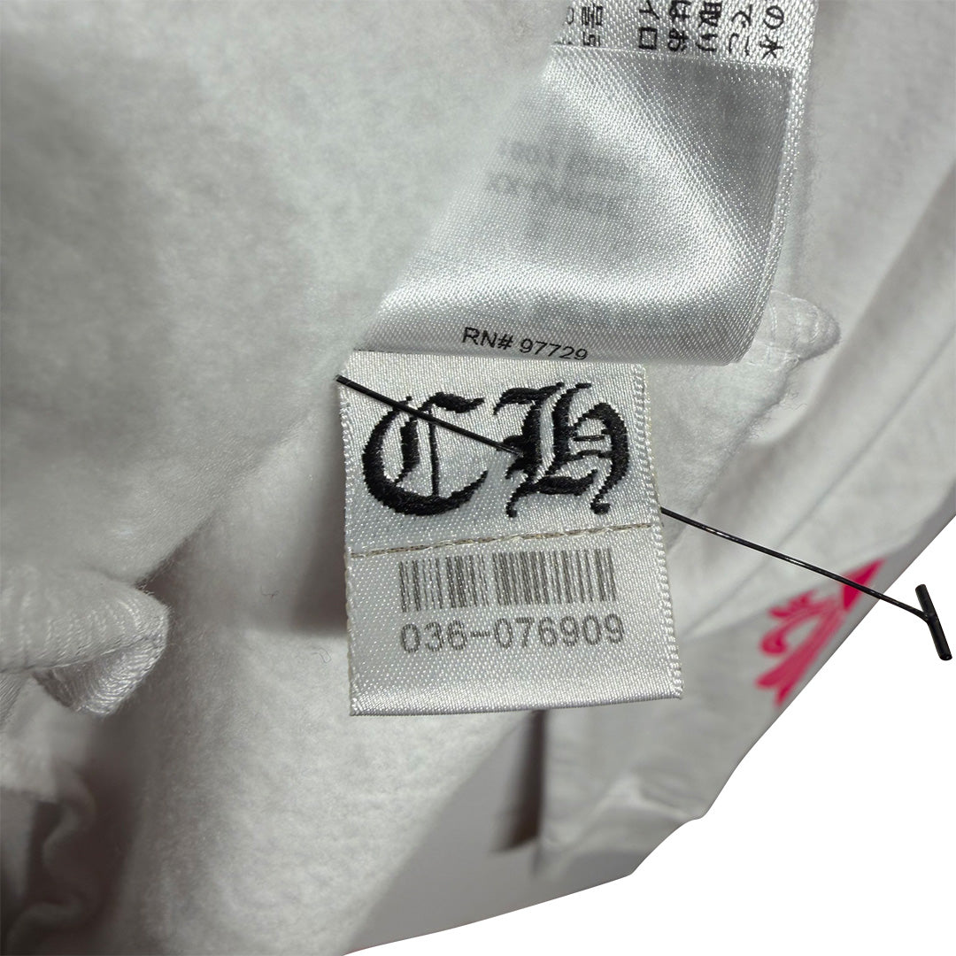 Chrome Hearts Pink White Floral Hoodie