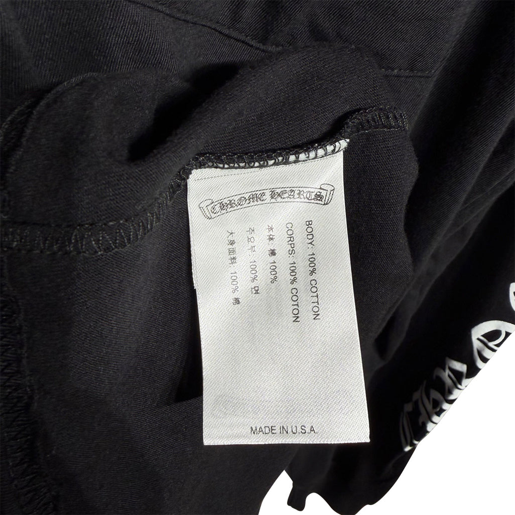 Chrome Hearts Scroll Logo Long-Sleeve T-Shirt Black