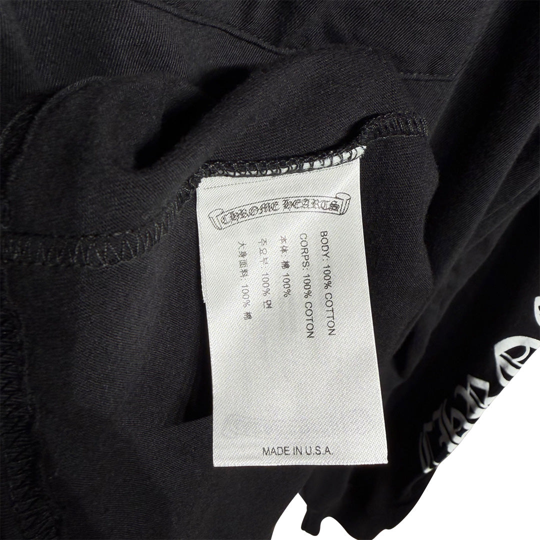 Chrome Hearts Scroll Logo Long-Sleeve T-Shirt Black