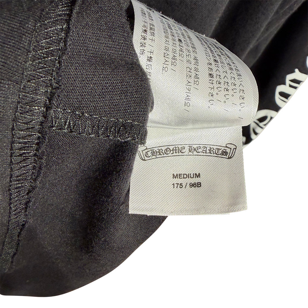 Chrome Hearts Scroll Logo Long-Sleeve T-Shirt Black