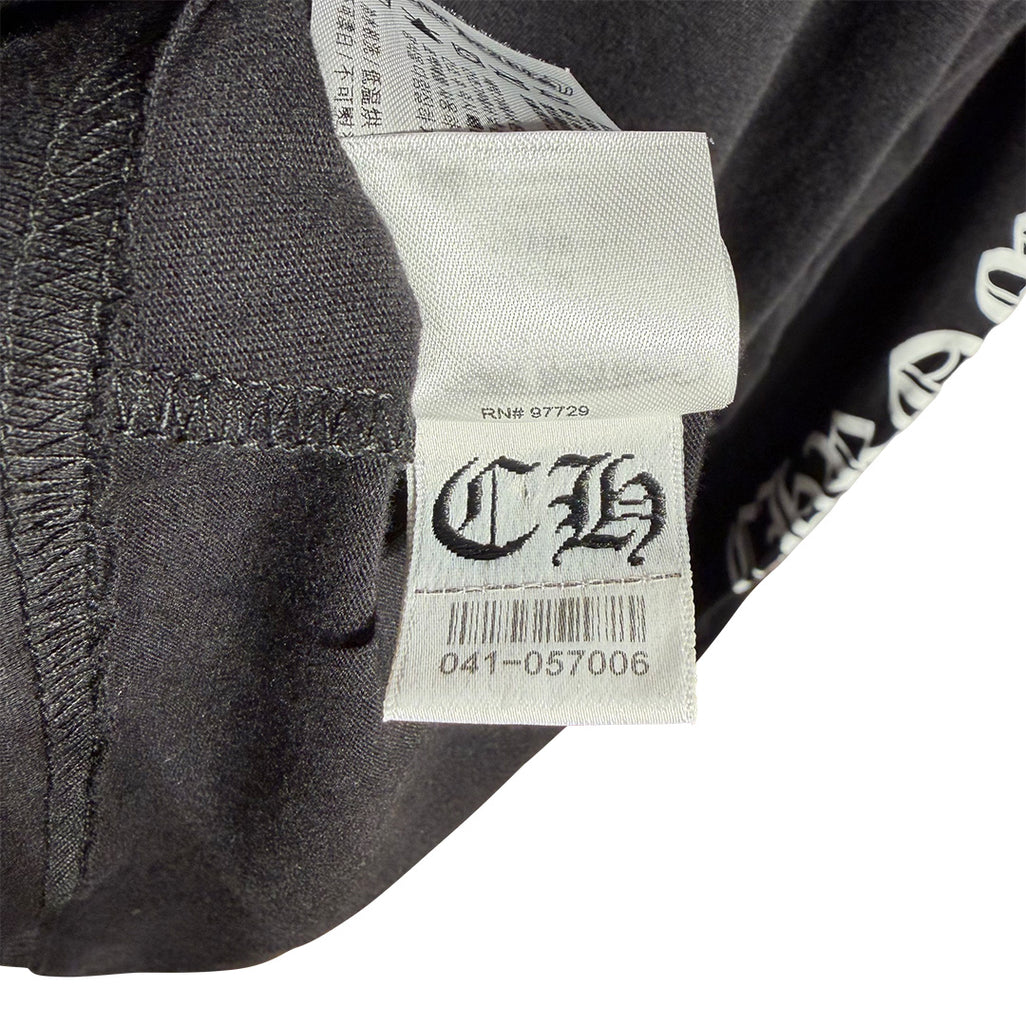 Chrome Hearts Scroll Logo Long-Sleeve T-Shirt Black