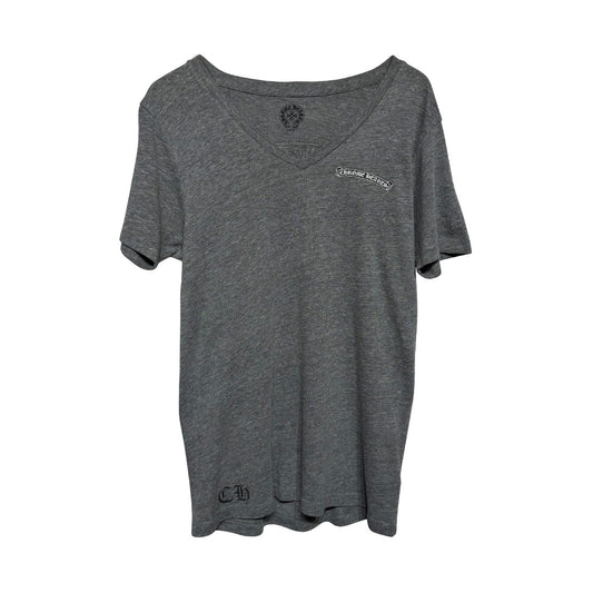 Chrome Hearts Scroll Logo T-Shirt Grey