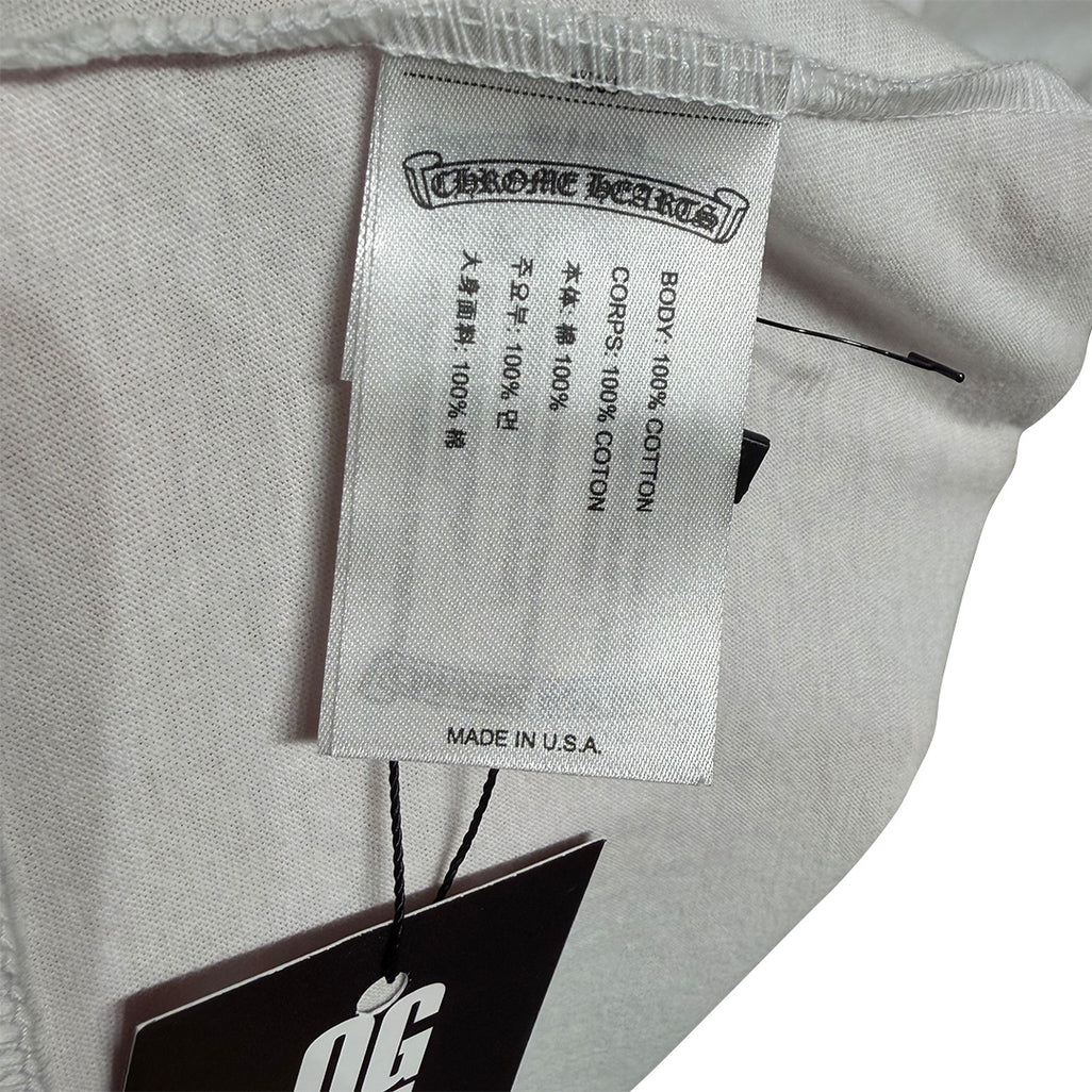 Chrome Hearts Scroll Logo T-Shirt White