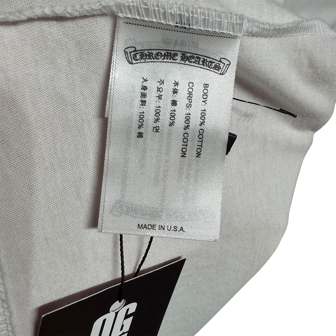 Chrome Hearts Scroll Logo T-Shirt White