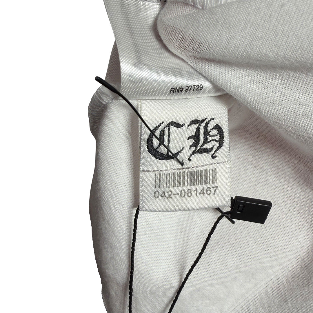 Chrome Hearts Scroll Logo T-Shirt White