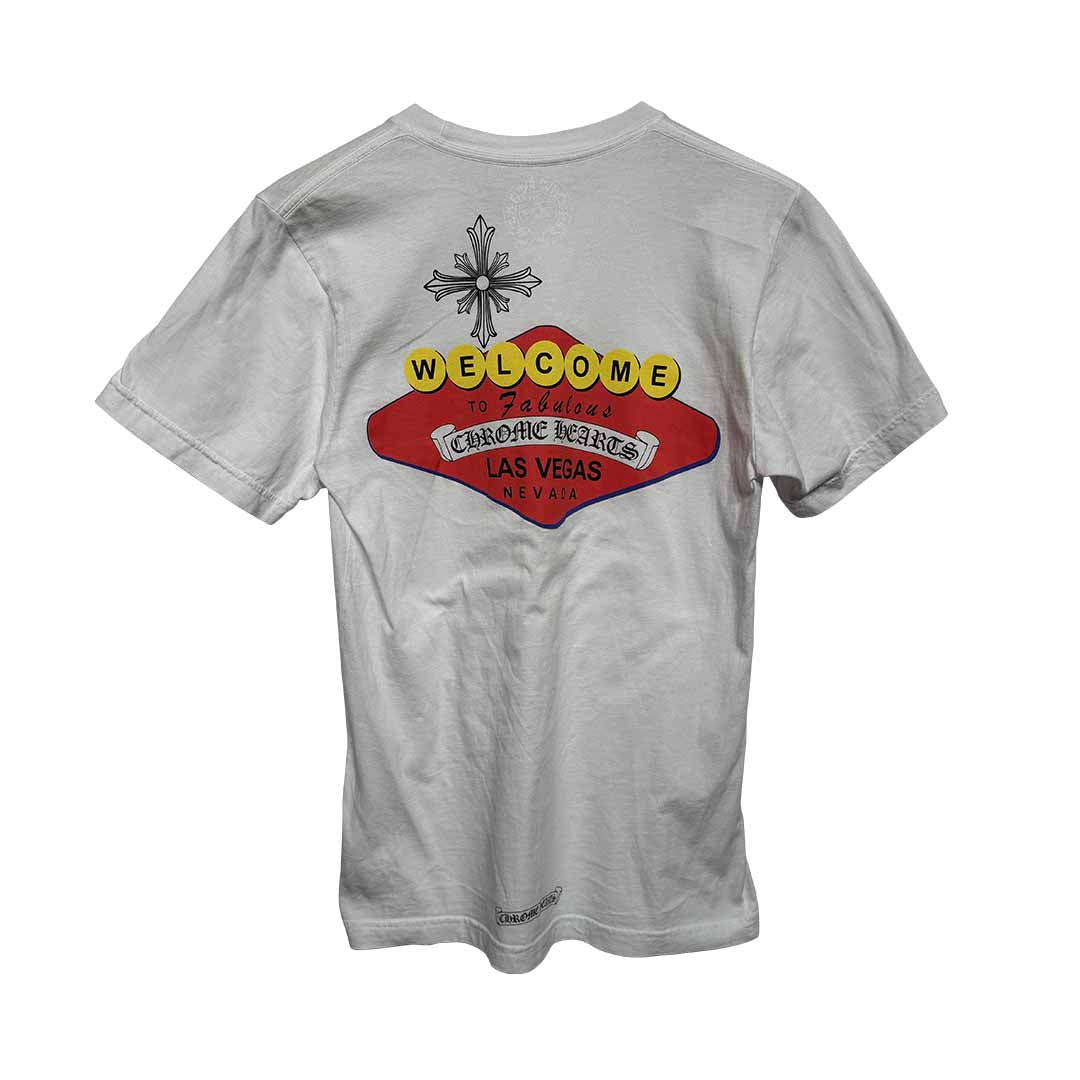 Chrome Hearts Welcome to Las Vagas Exclusive T-Shirt White