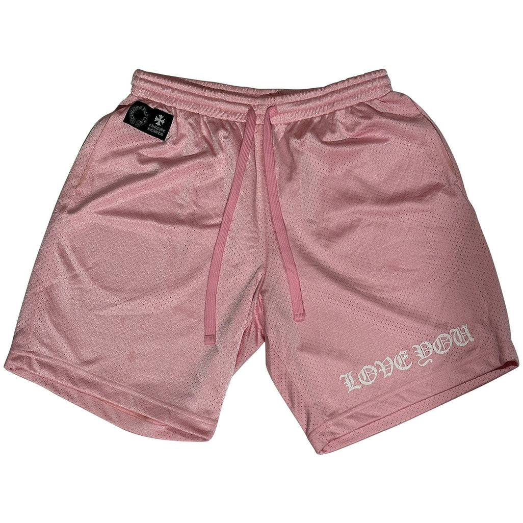 Chrome Hearts 'LOVE YOU' Mesh Varsity Shorts