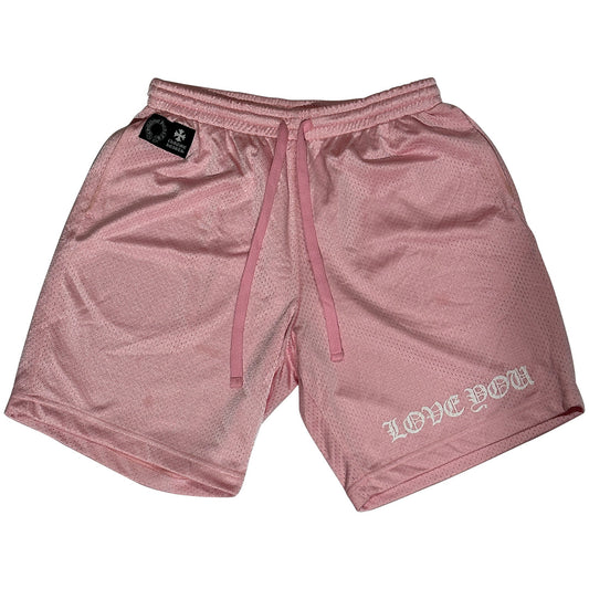 Chrome Hearts 'LOVE YOU' Mesh Varsity Shorts