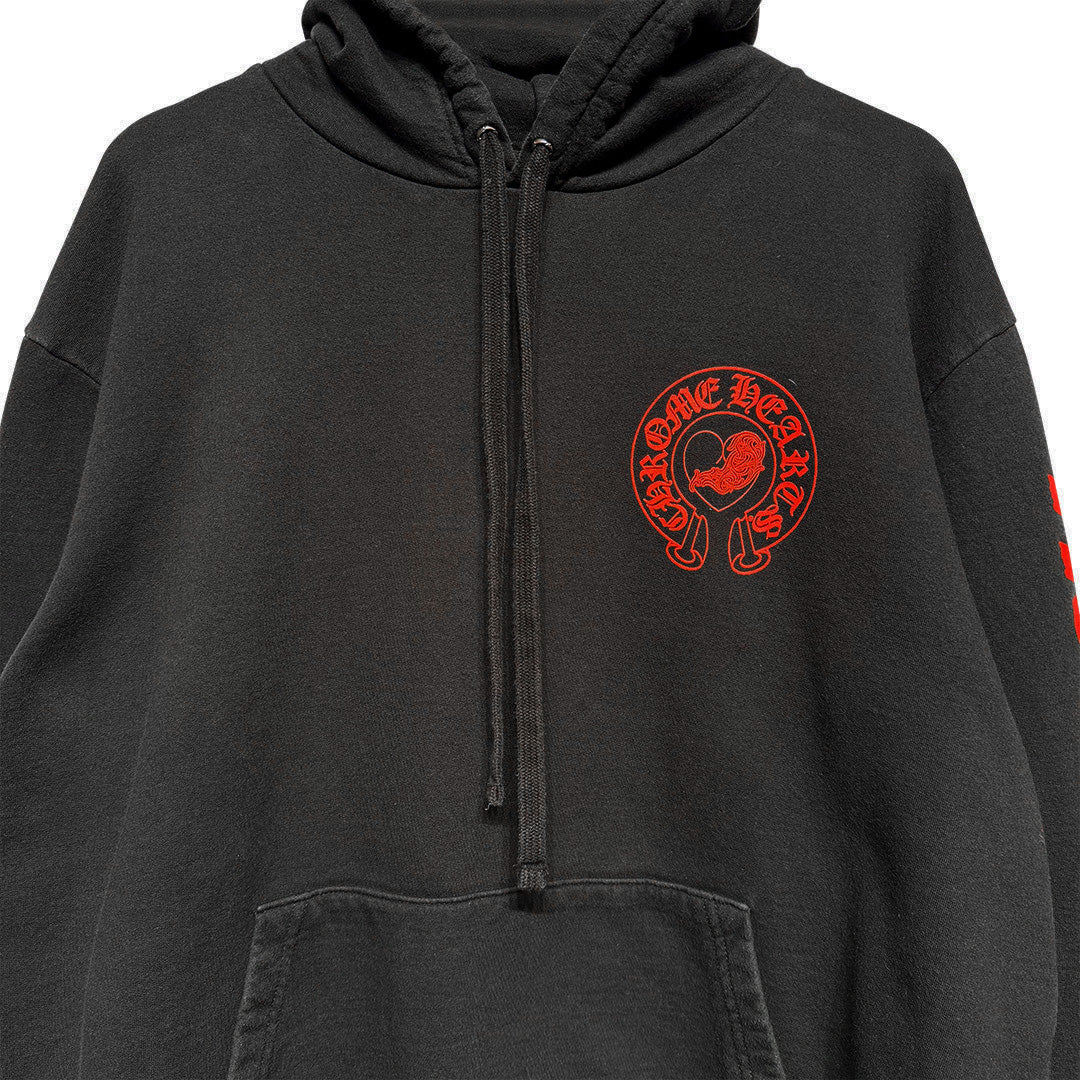 Chrome Hearts x Deadly Doll Hoodie Black/Red
