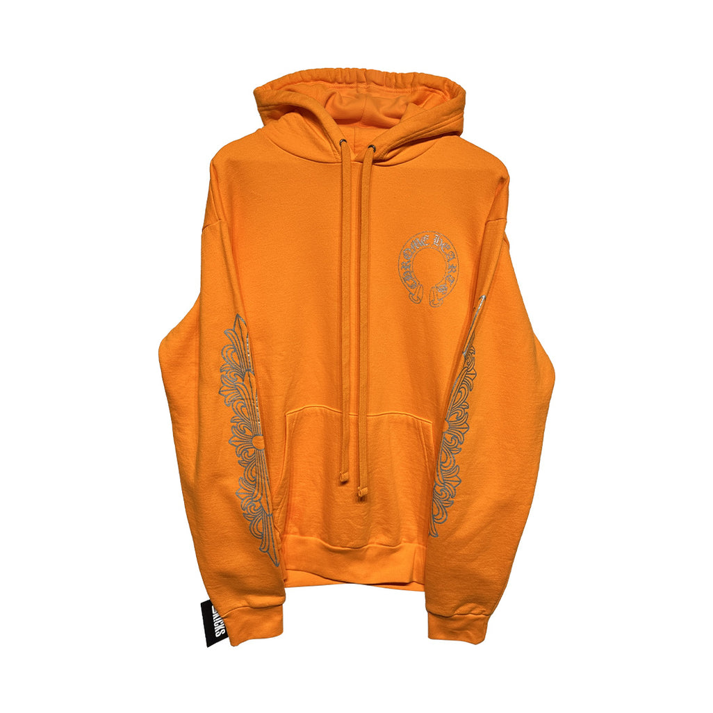 Chrome hearts Horseshoe Miami Exclusive Hoodie Orange