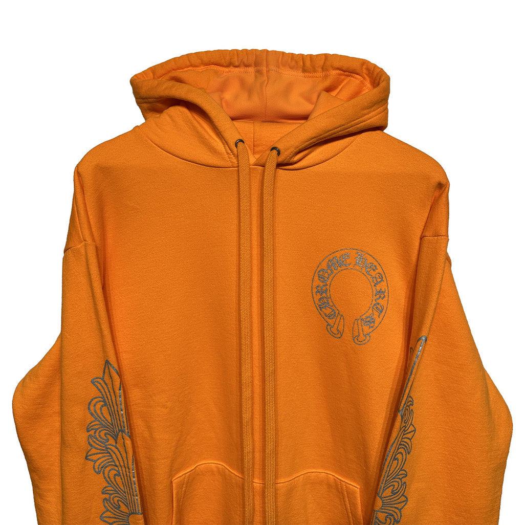 Chrome hearts Horseshoe Miami Exclusive Hoodie Orange