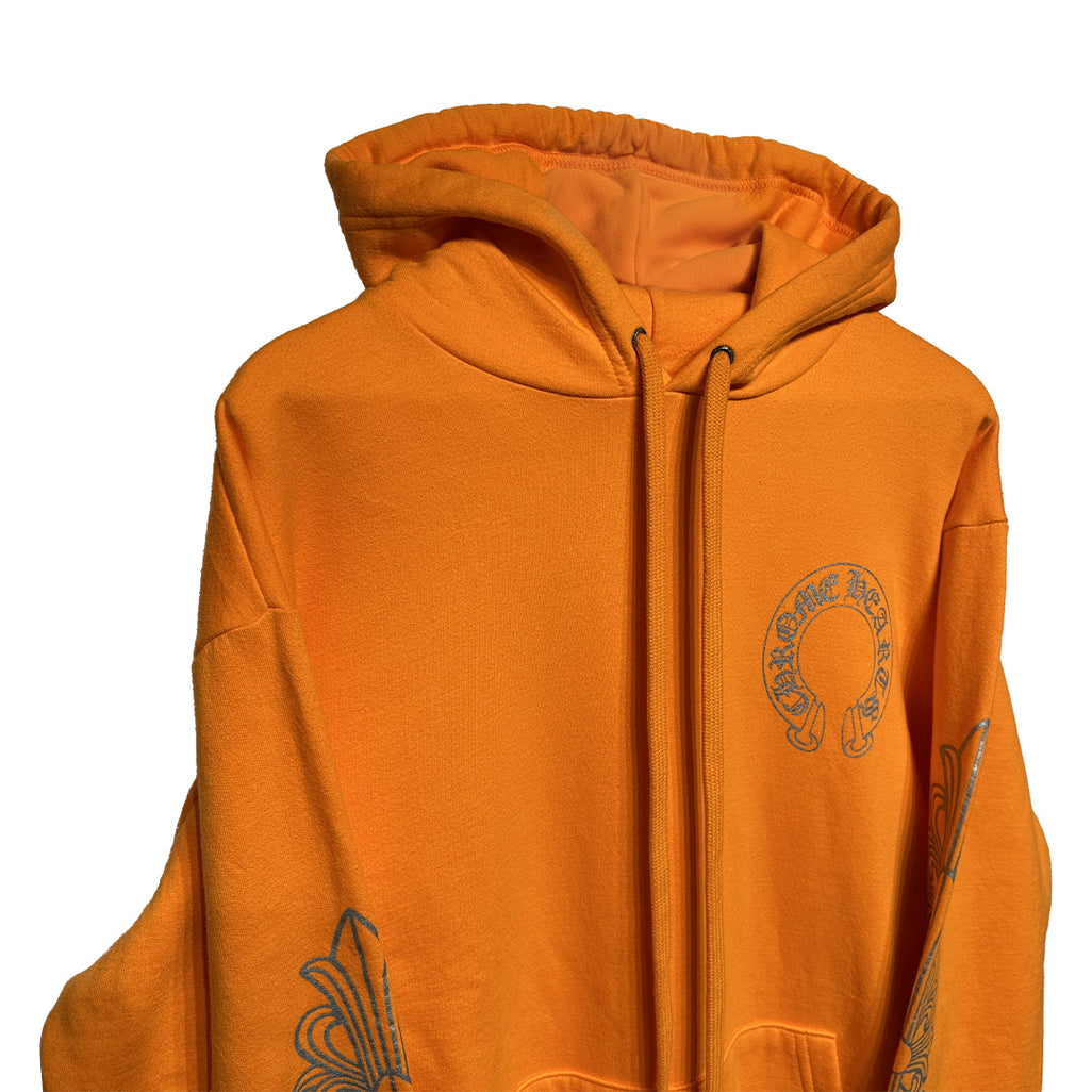 Chrome hearts Horseshoe Miami Exclusive Hoodie Orange