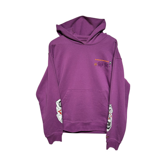 Chrome hearts Matty Boy I Want More Not Less Crewneck Hoodie Purple