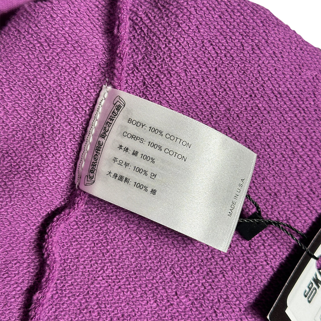 Chrome hearts Matty Boy I Want More Not Less Crewneck Sweatshirt Purple