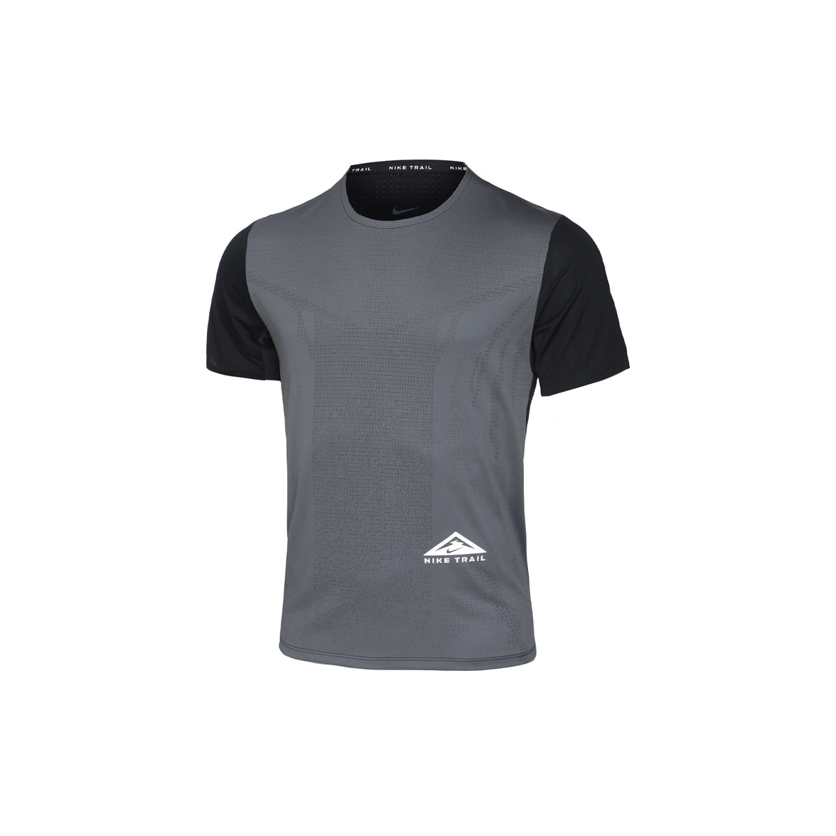 Nike Dri-FIT Rise 365 Trail Running T-Shirt Black Grey