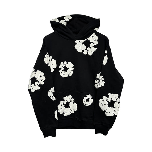 Denim Tears Cotton Wreath Hoodie Black