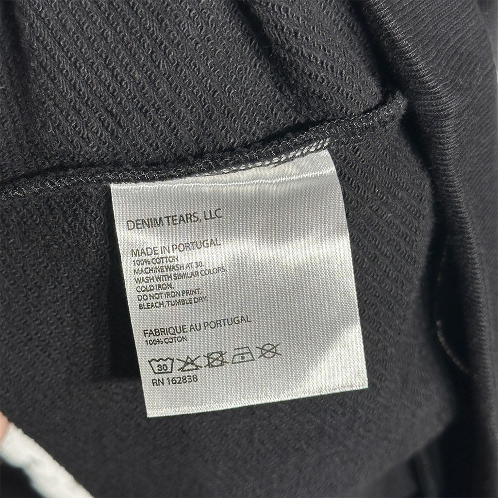 Denim Tears Cotton Wreath Hoodie Black