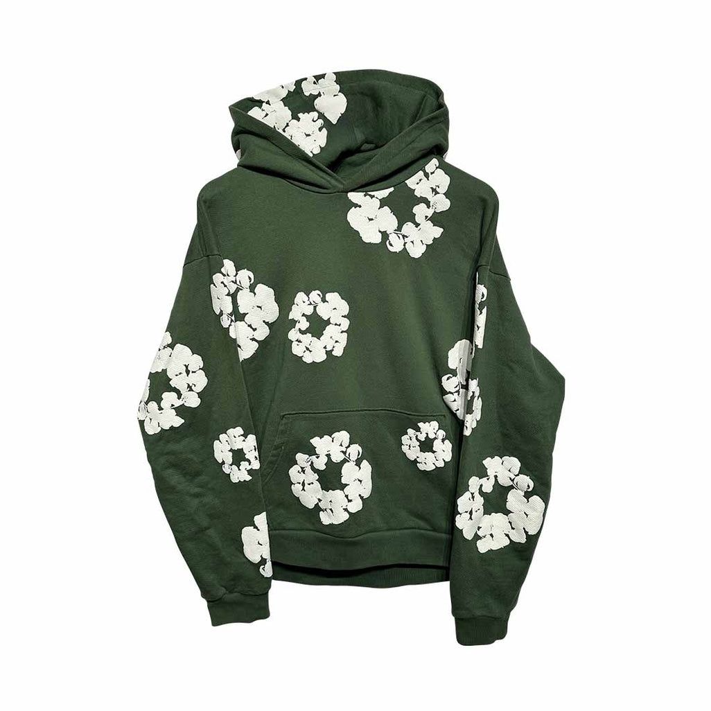 Denim Tears Cotton Wreath Hoodie Green