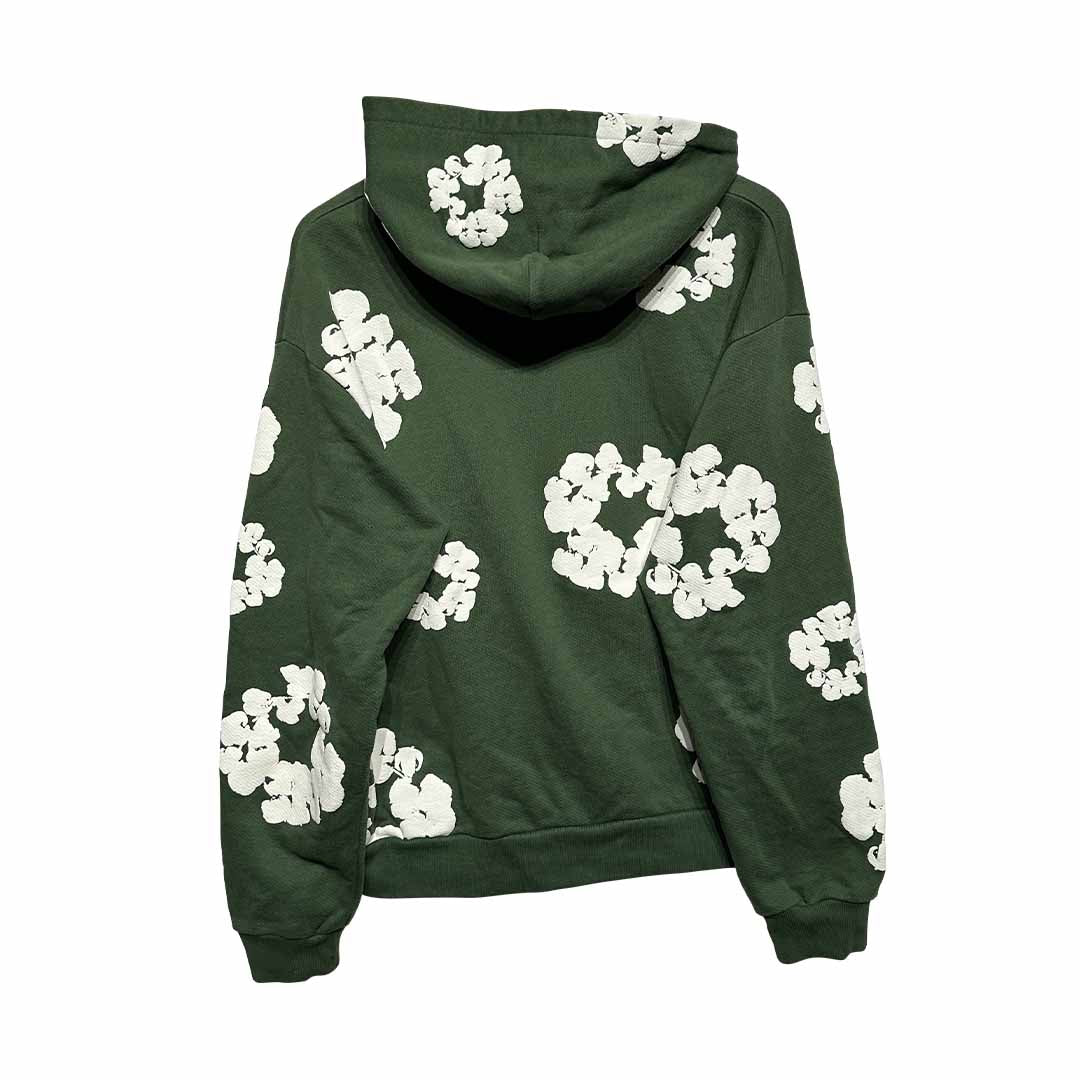Denim Tears Cotton Wreath Hoodie Green