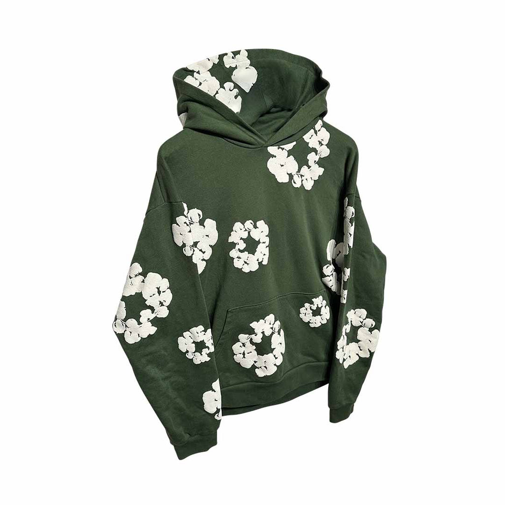 Denim Tears Cotton Wreath Hoodie Green