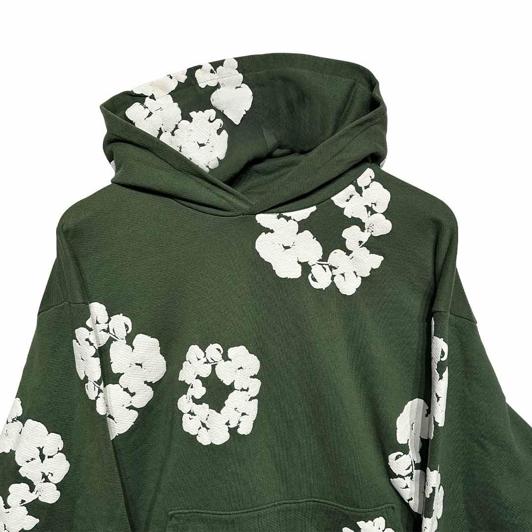 Denim Tears Cotton Wreath Hoodie Green