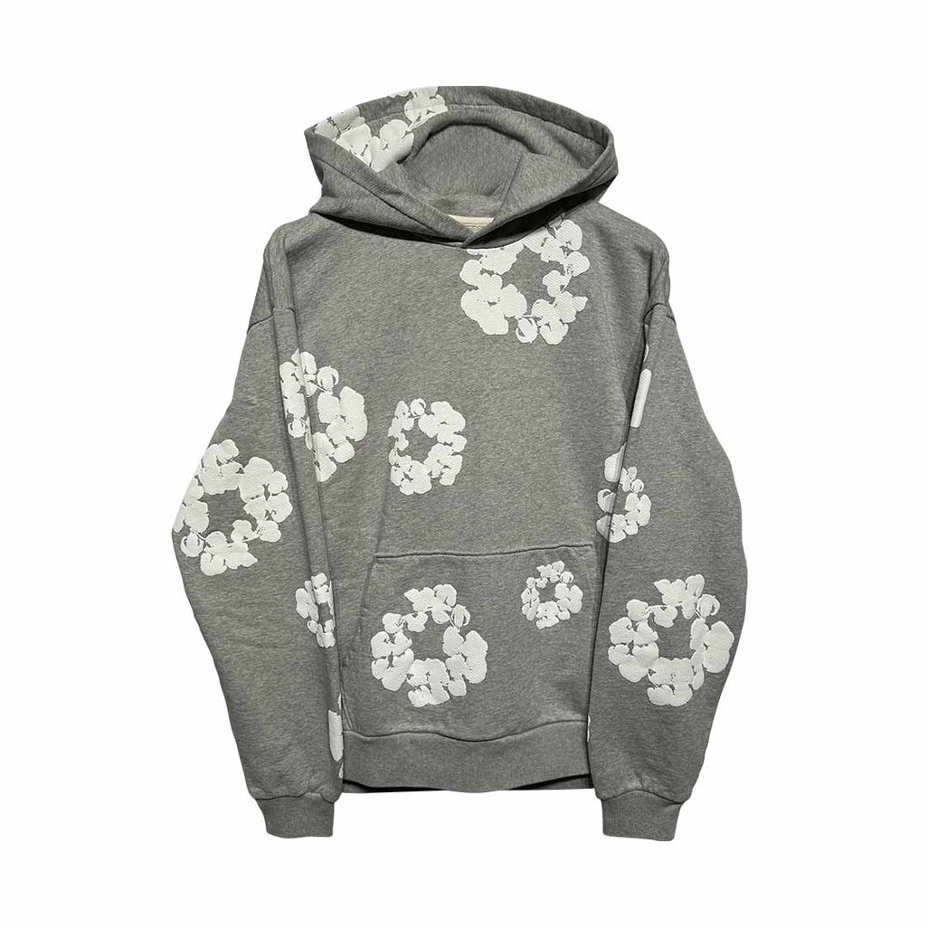 Denim Tears Cotton Wreath Hoodie Grey