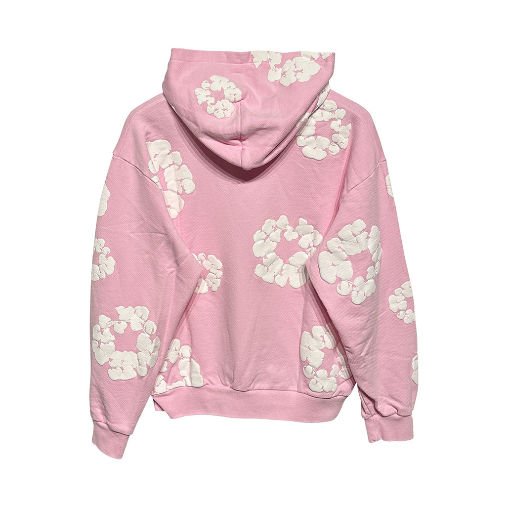 Denim Tears Cotton Wreath Hoodie Pink