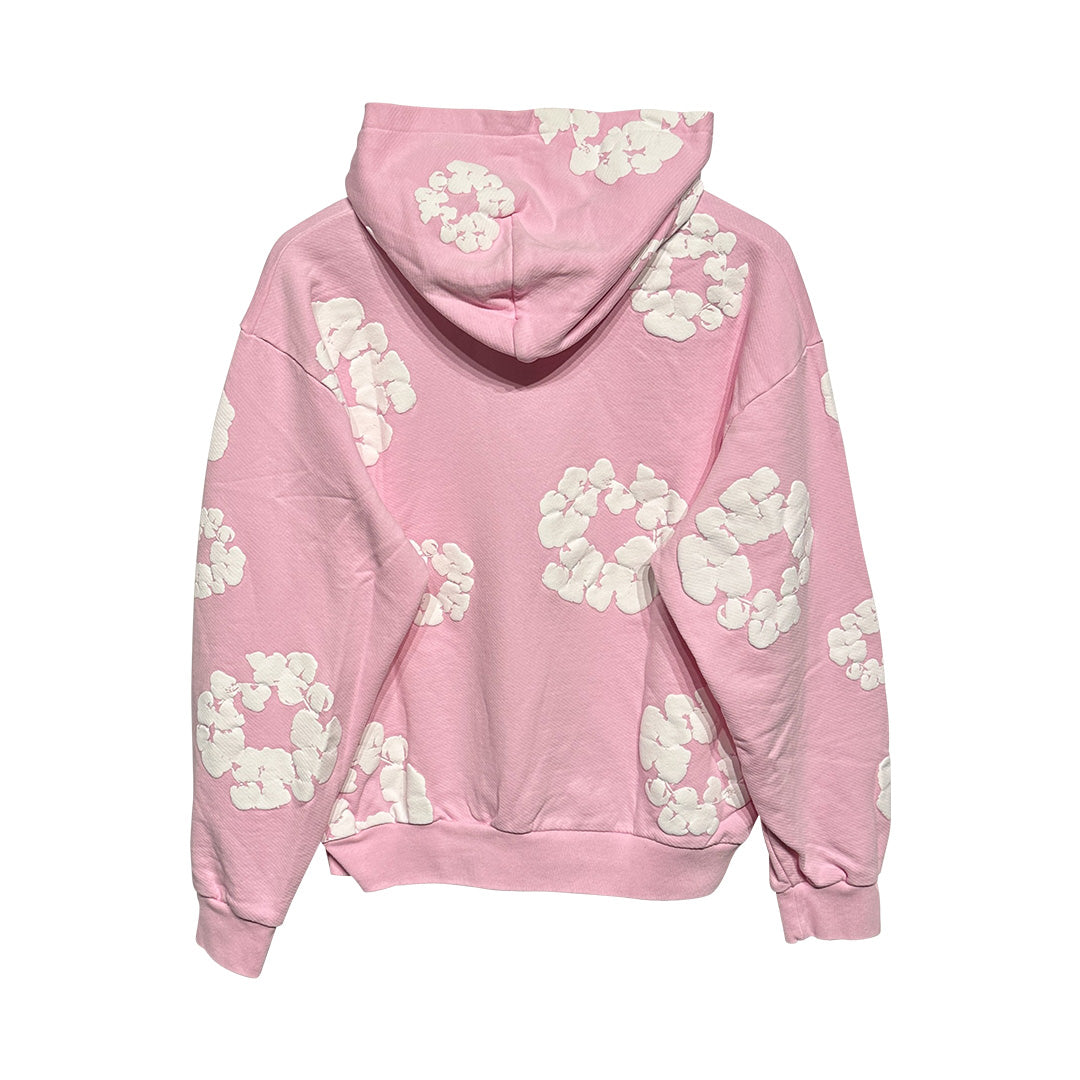 Denim Tears Cotton Wreath Hoodie Pink