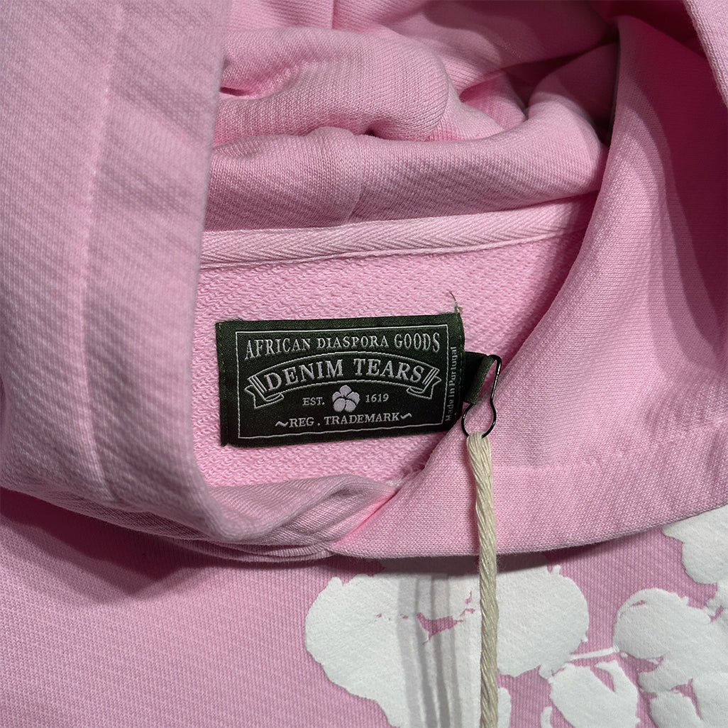 Denim Tears Cotton Wreath Hoodie Pink