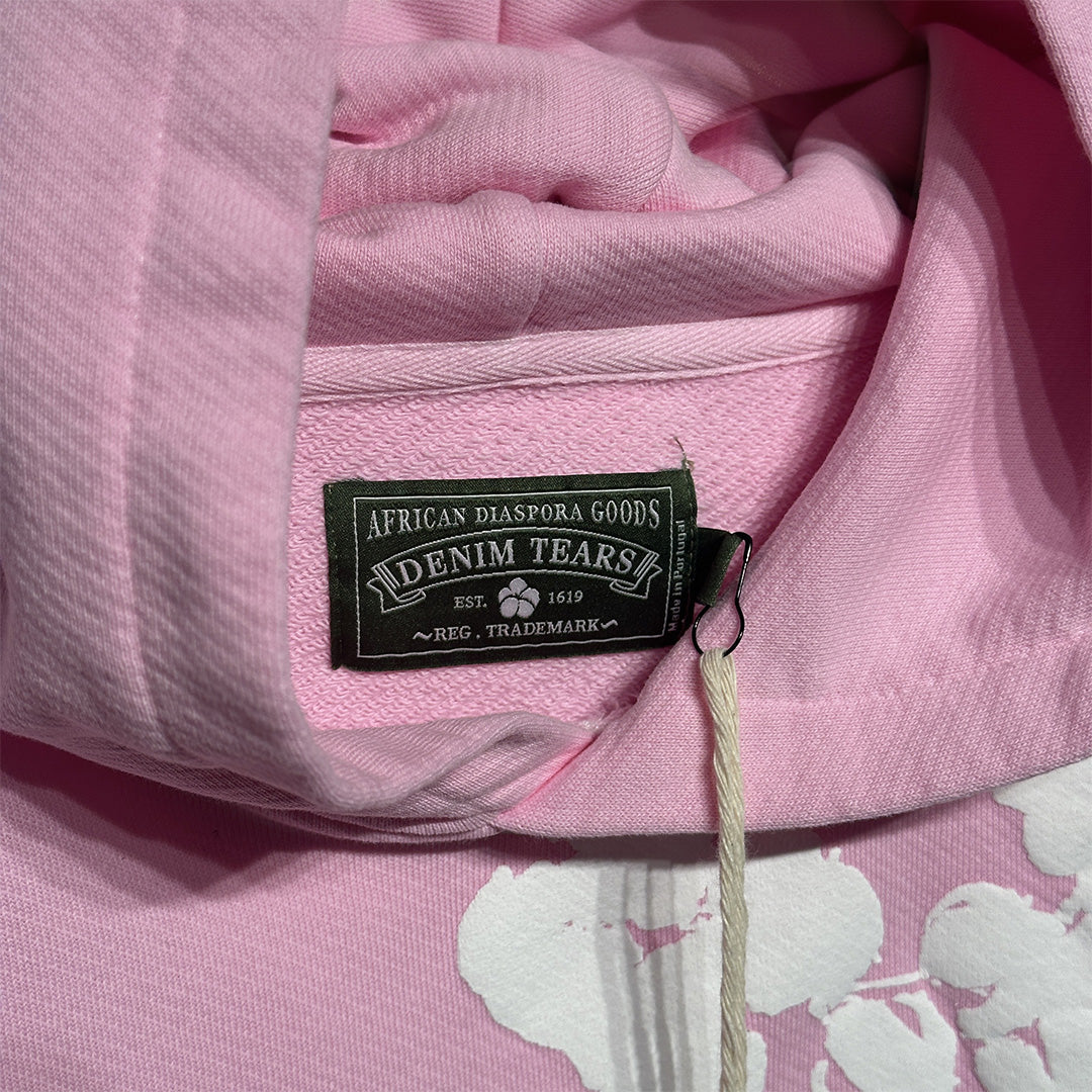 Denim Tears Cotton Wreath Hoodie Pink