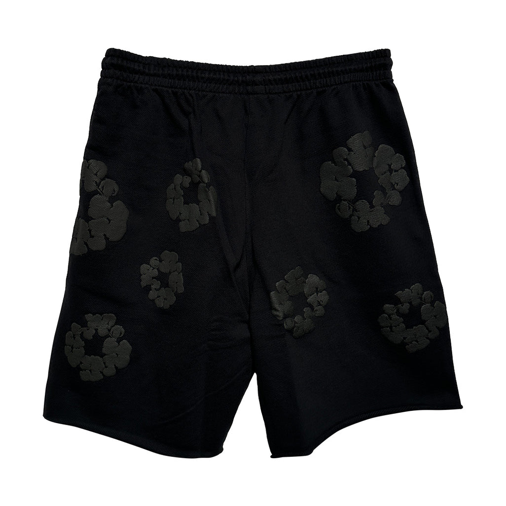 Denim Tears Cotton Wreath Shorts Black