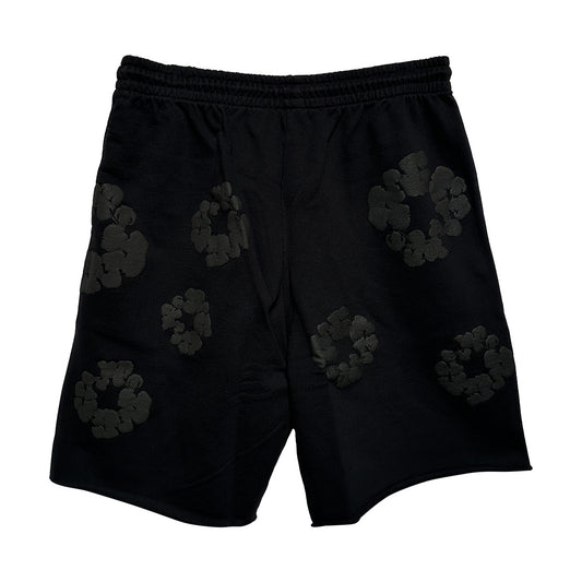 Denim Tears Cotton Wreath Shorts Black