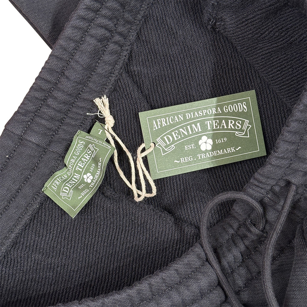 Denim Tears Cotton Wreath Sweatpants Black