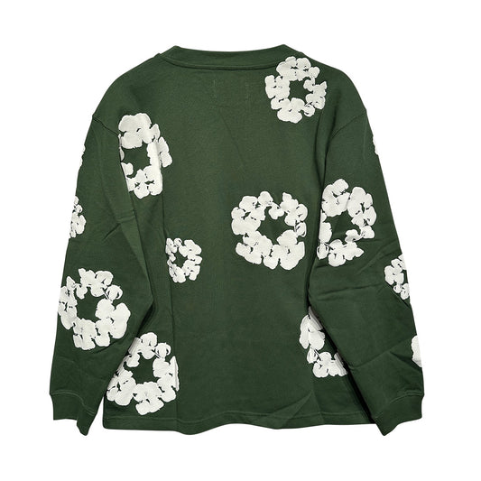 Denim Tears Cotton Wreath Sweatshirt Green