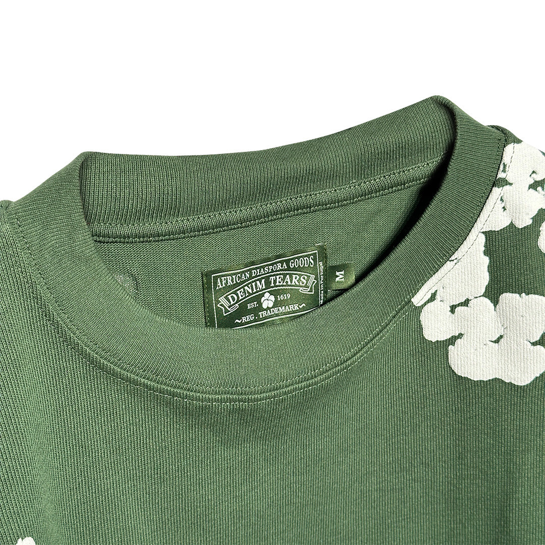 Denim Tears Cotton Wreath Sweatshirt Green