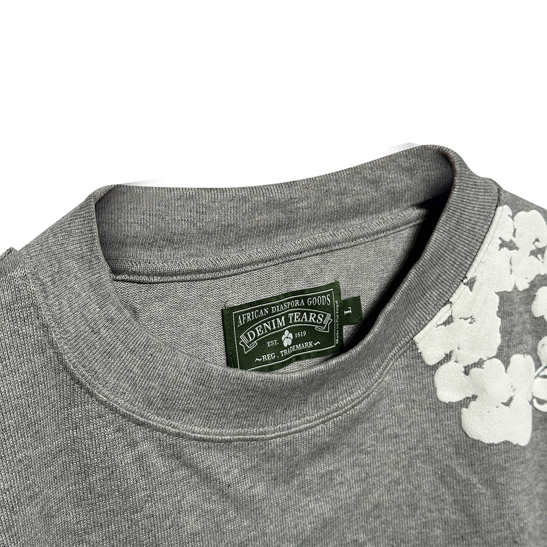 Denim Tears Cotton Wreath Sweatshirt Grey