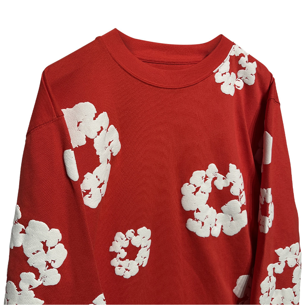 Denim Tears Cotton Wreath Sweatshirt Red