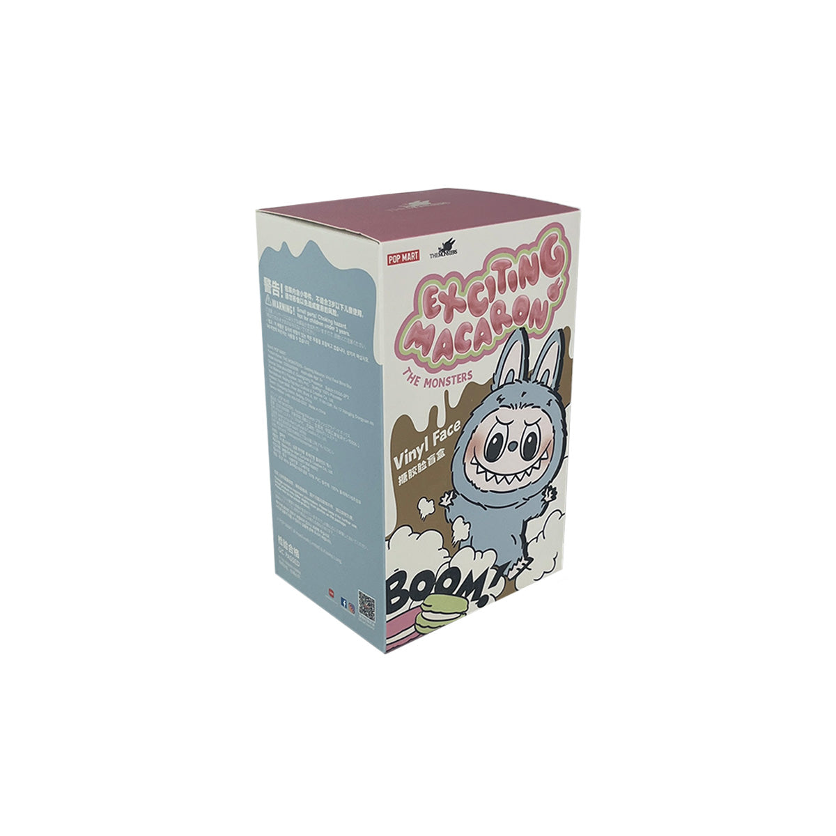 Pop Mart Labubu The Monsters 'Tasty Macarons' Vinyl Plush Pendant Blind Box