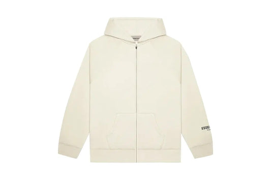 Fear of God Essentials Full Zip Hoodie Cream