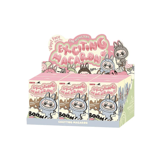 Pop Mart Labubu The Monsters Exciting Macaron Vinyl Face Sealed Case (6 Blind Boxes)