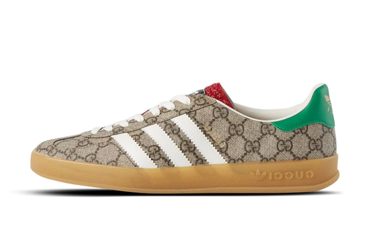 adidas x Gucci Gazelle Beige GG Monogram