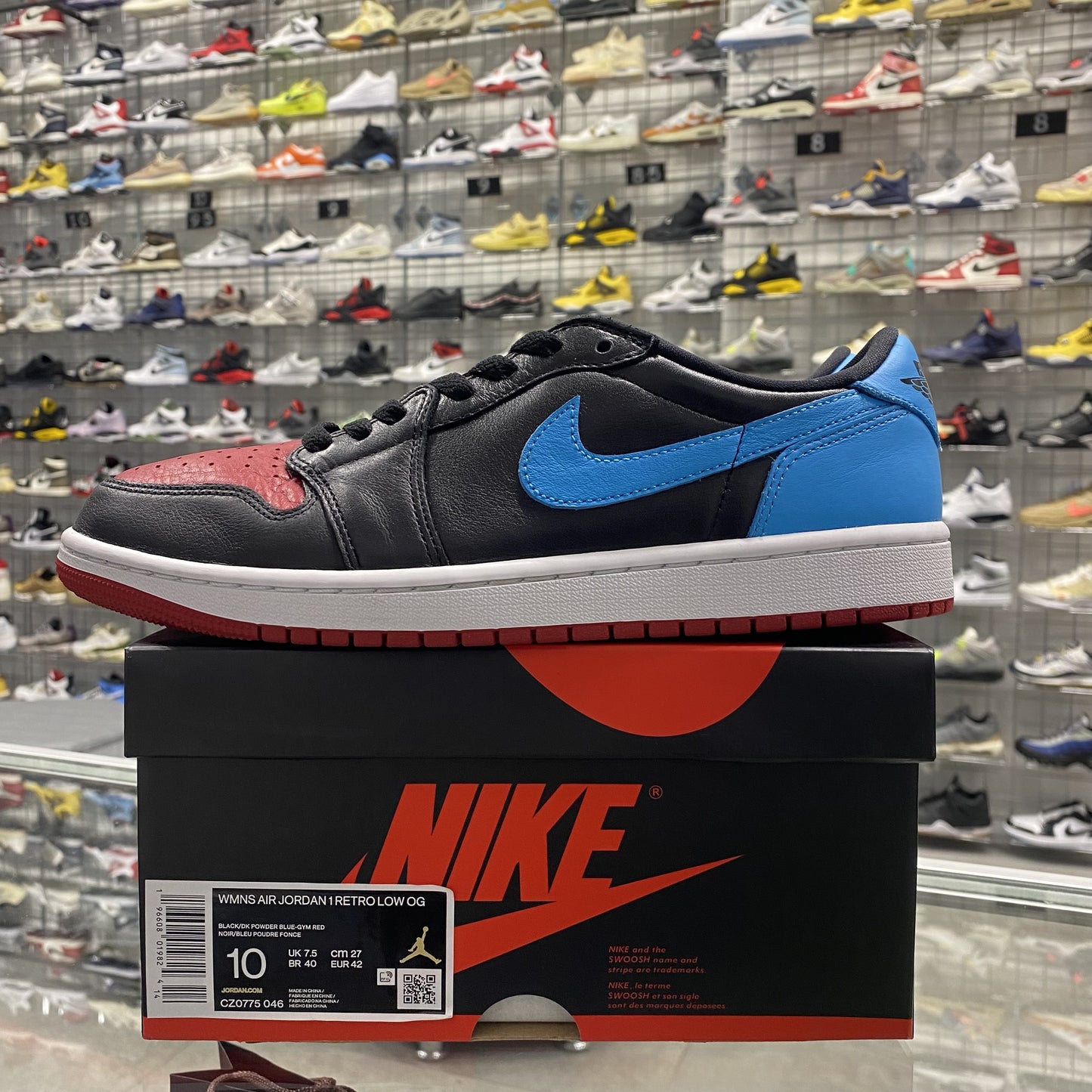 Women's Retro Jordan 1 Low 'UNC to Chicago' UK7.5