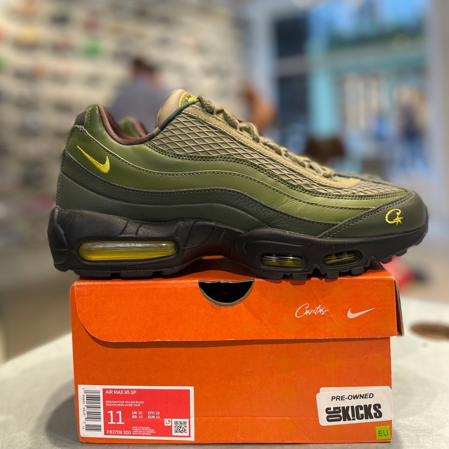 Nike Air Max 95 SP Corteiz Gutta Green UK10