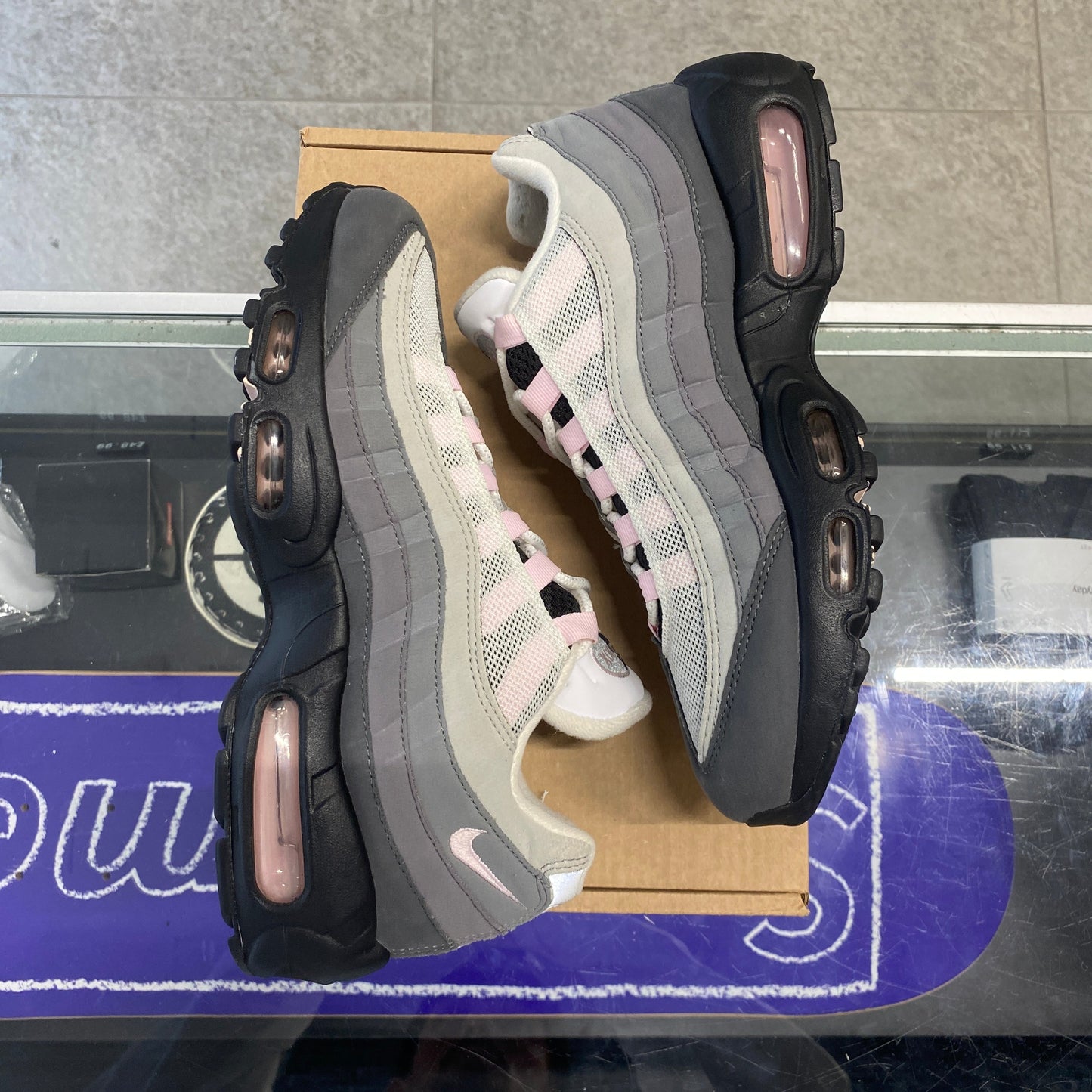 Nike Air Max 95 'Gunsmoke Pink Foam' UK6.5  (No Box)