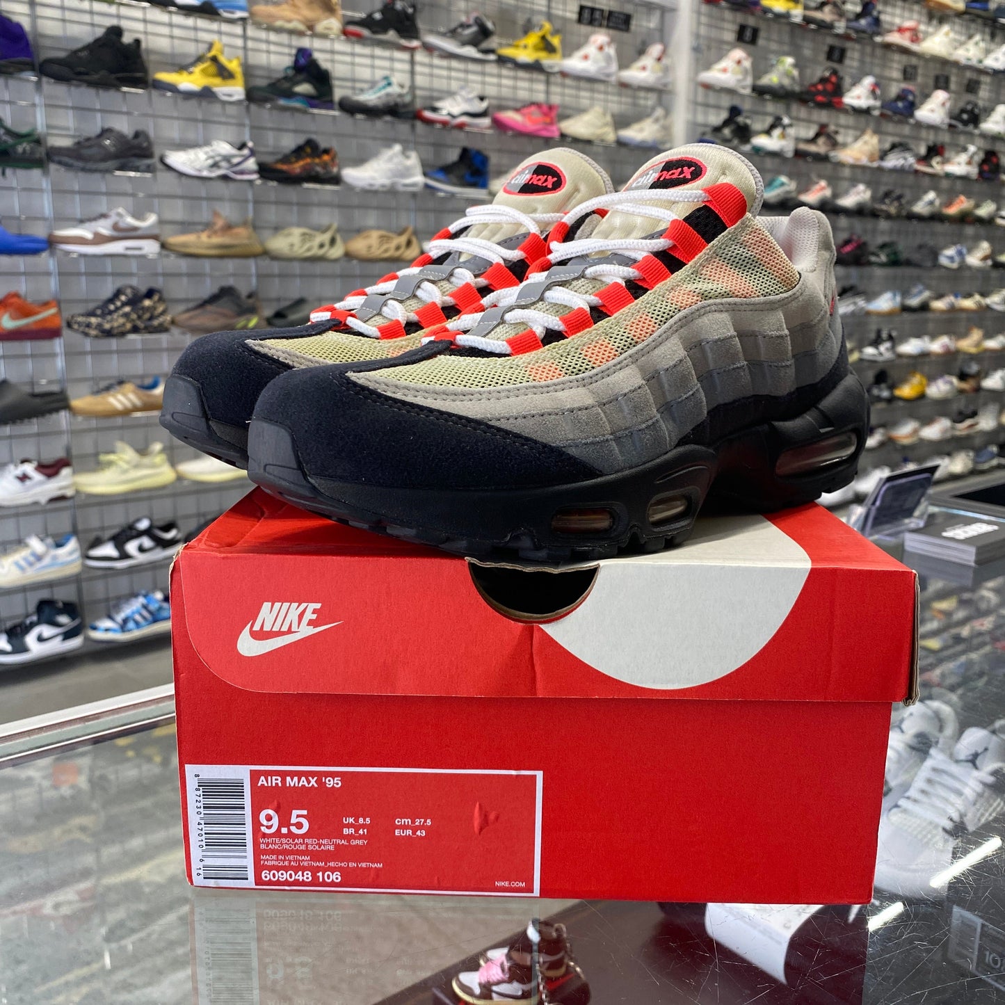 Nike Air Max 95 OG Solar Red UK8.5