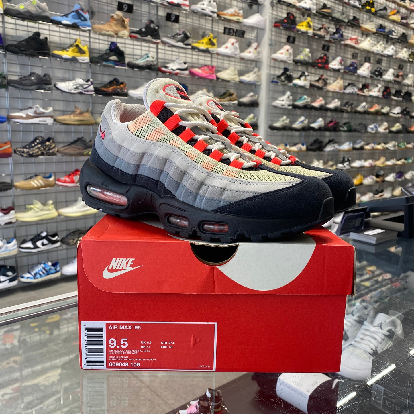 Nike Air Max 95 OG Solar Red UK8.5