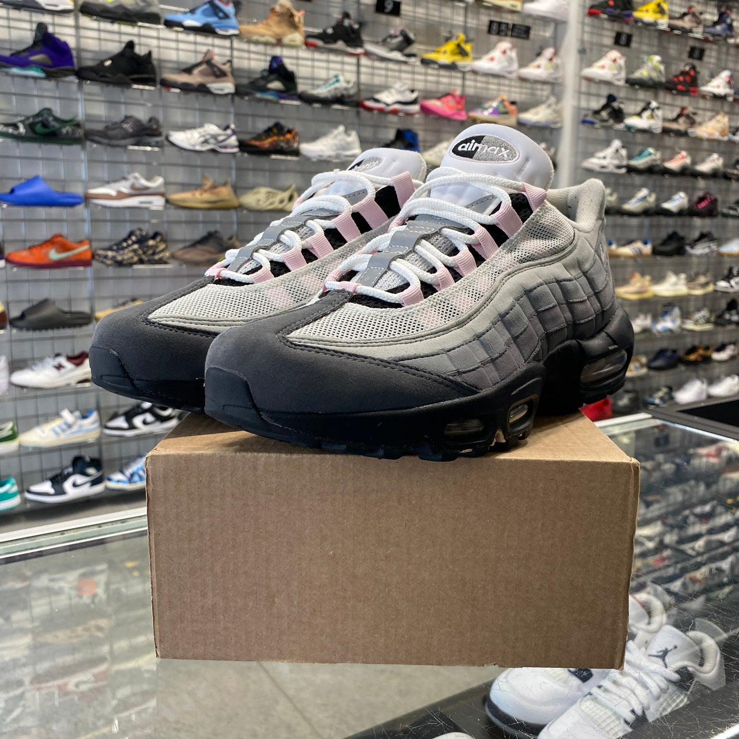 Nike Air Max 95 'Gunsmoke Pink Foam' UK8 (No Box)