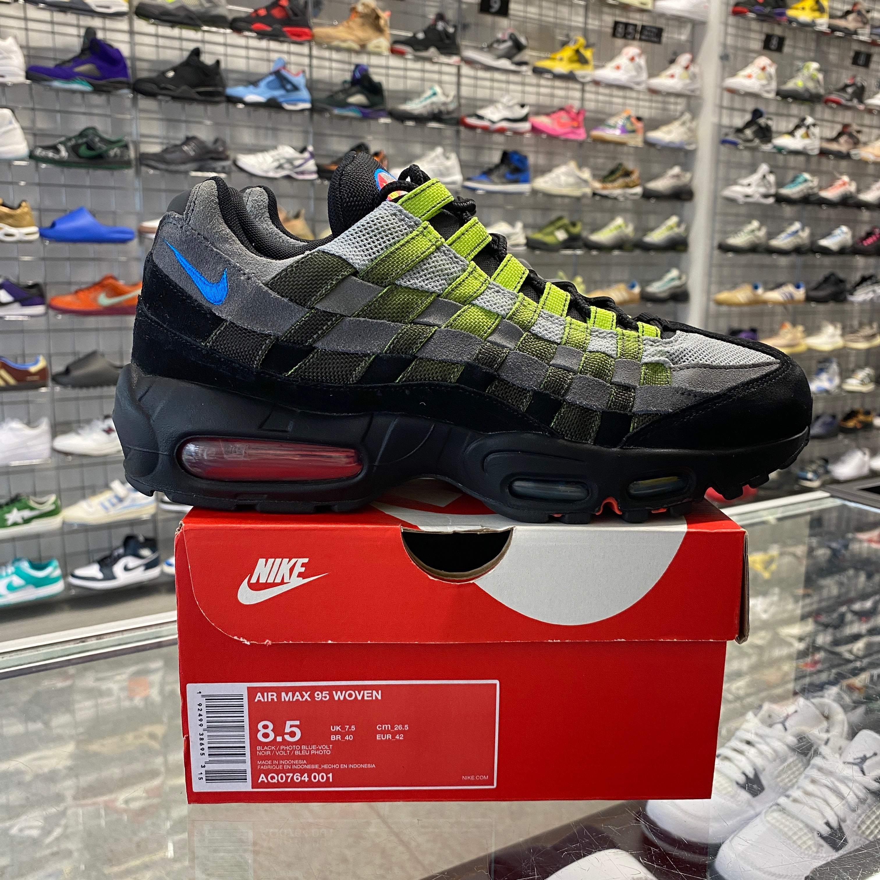 Nike Air Max 95 Woven Volt Black UK7.5 OG Kicks