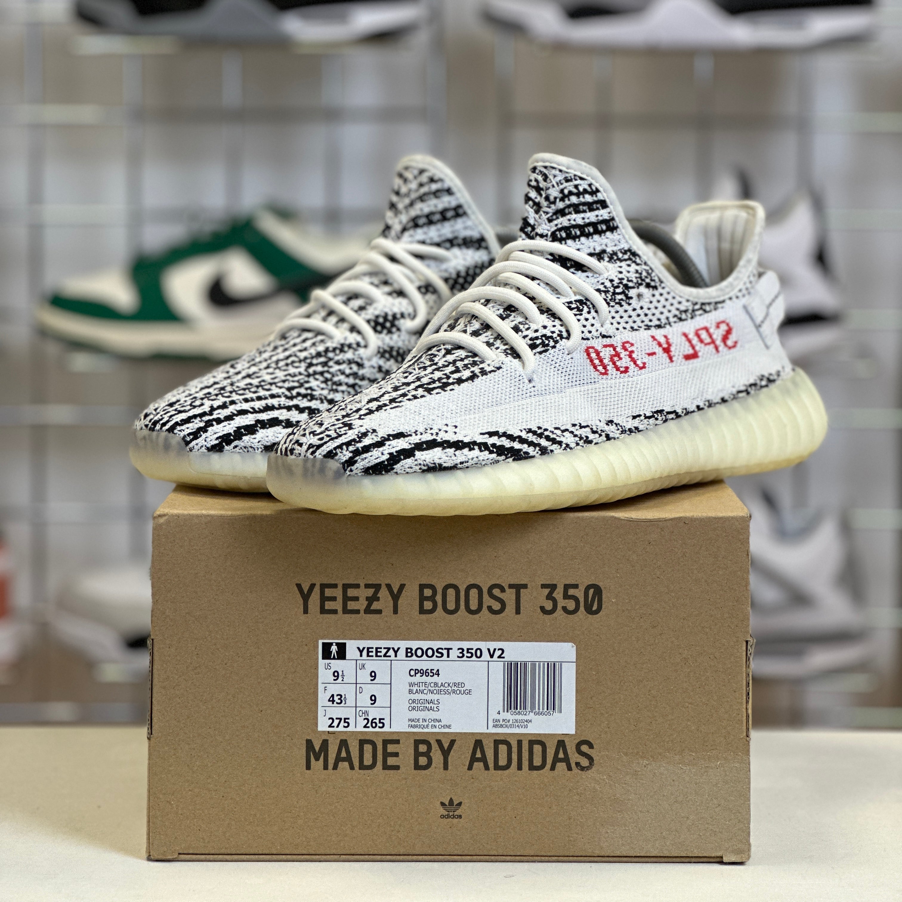 adidas Yeezy Boost 350 V2 Zebra UK9 – OG Kicks