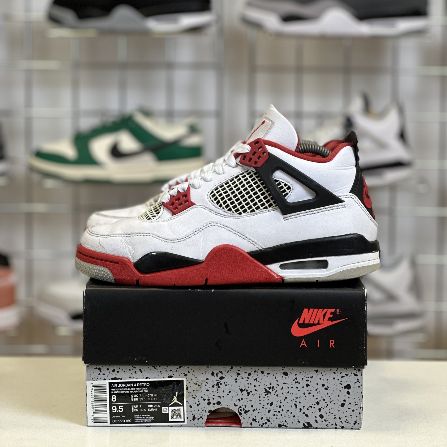 Air Jordan 4 Retro 'Fire Red' 2020 UK7